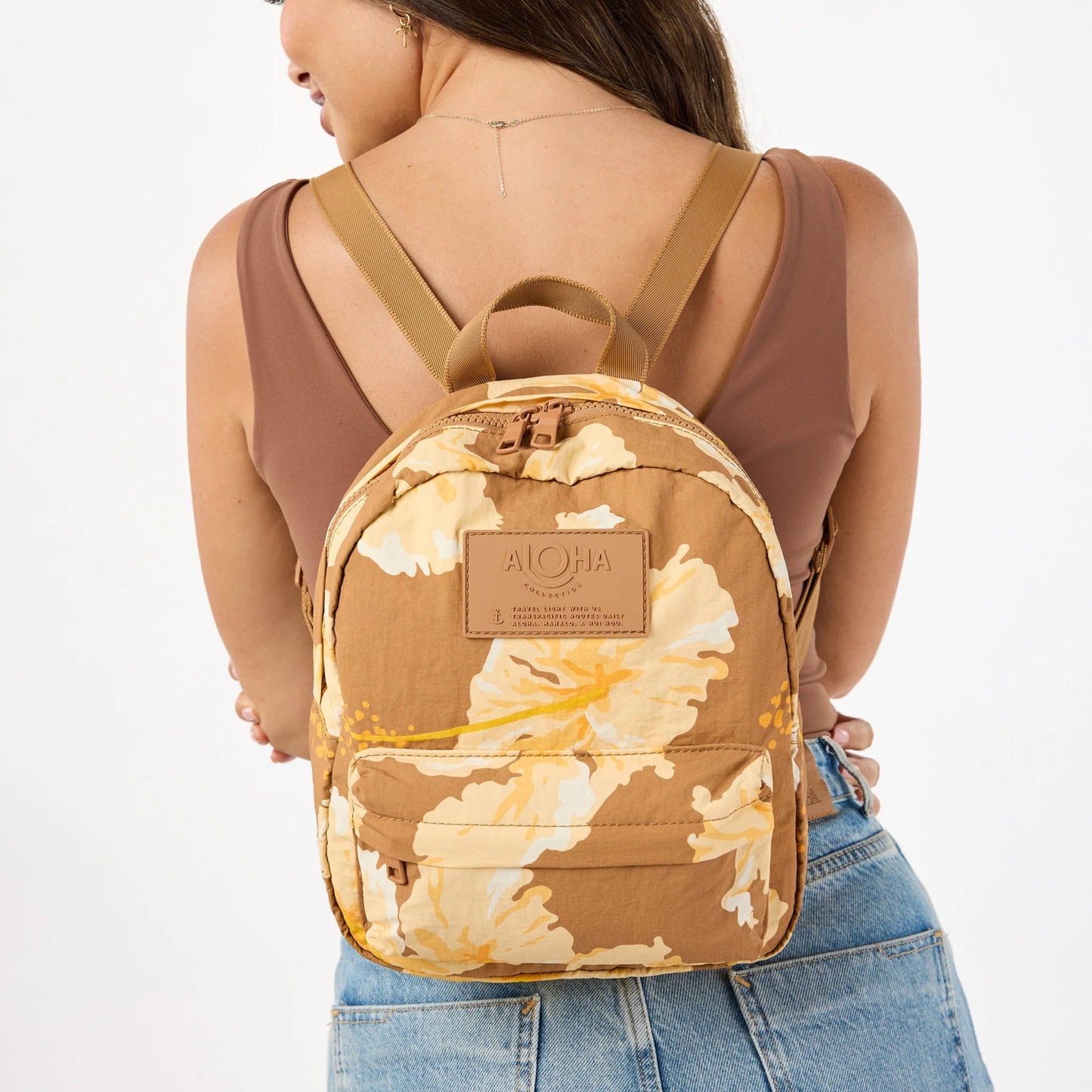 ALOHA COLLECTION Taha'a Mini Backpack - Toffee – The Salty Babe