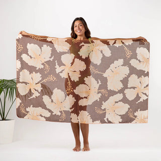 ALOHA COLLECTION Taha'a Pareo - Chocolate - The Salty BabePareo