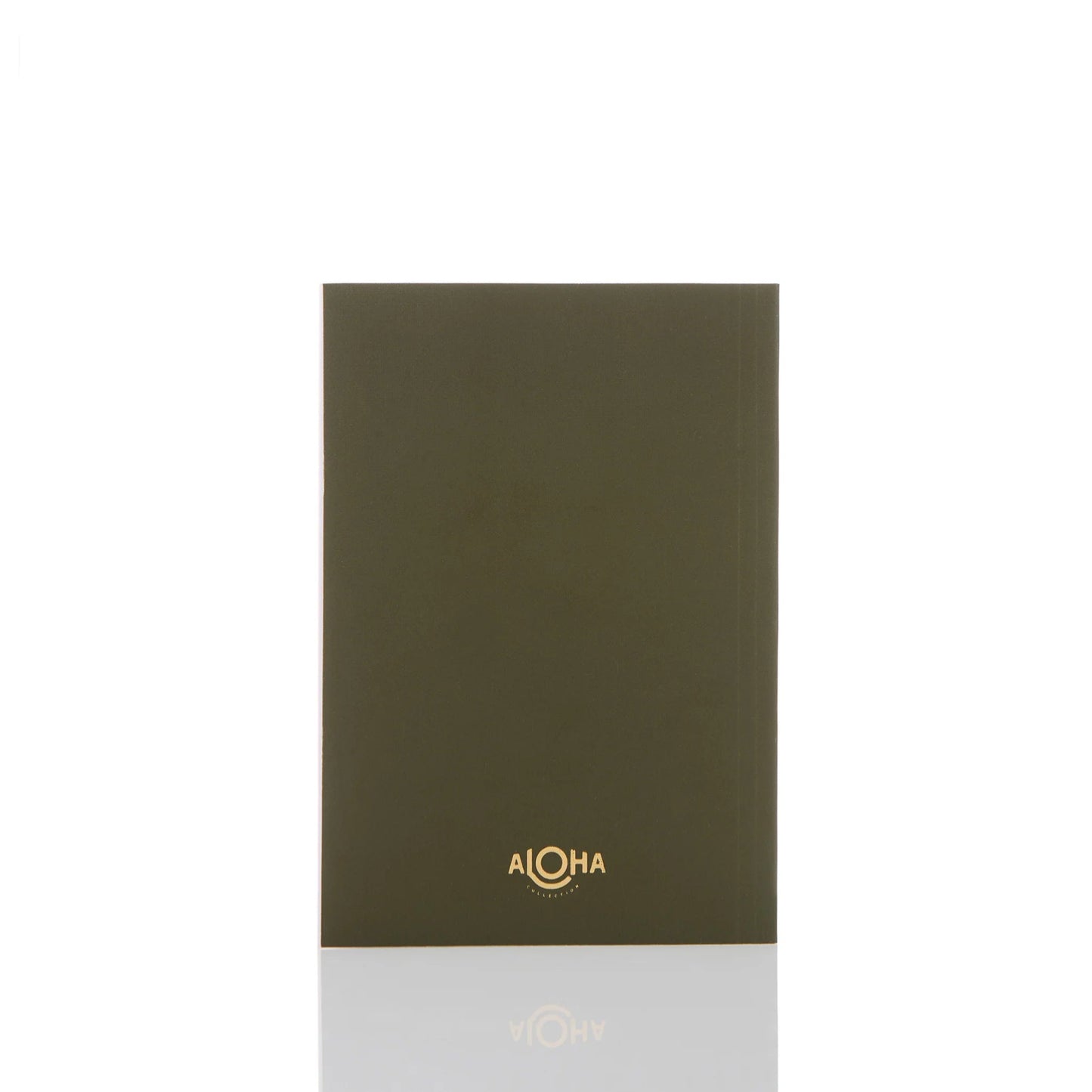 ALOHA COLLECTION Vintage Aloha Logo Notebook - Olive - The Salty Babehomegoods
