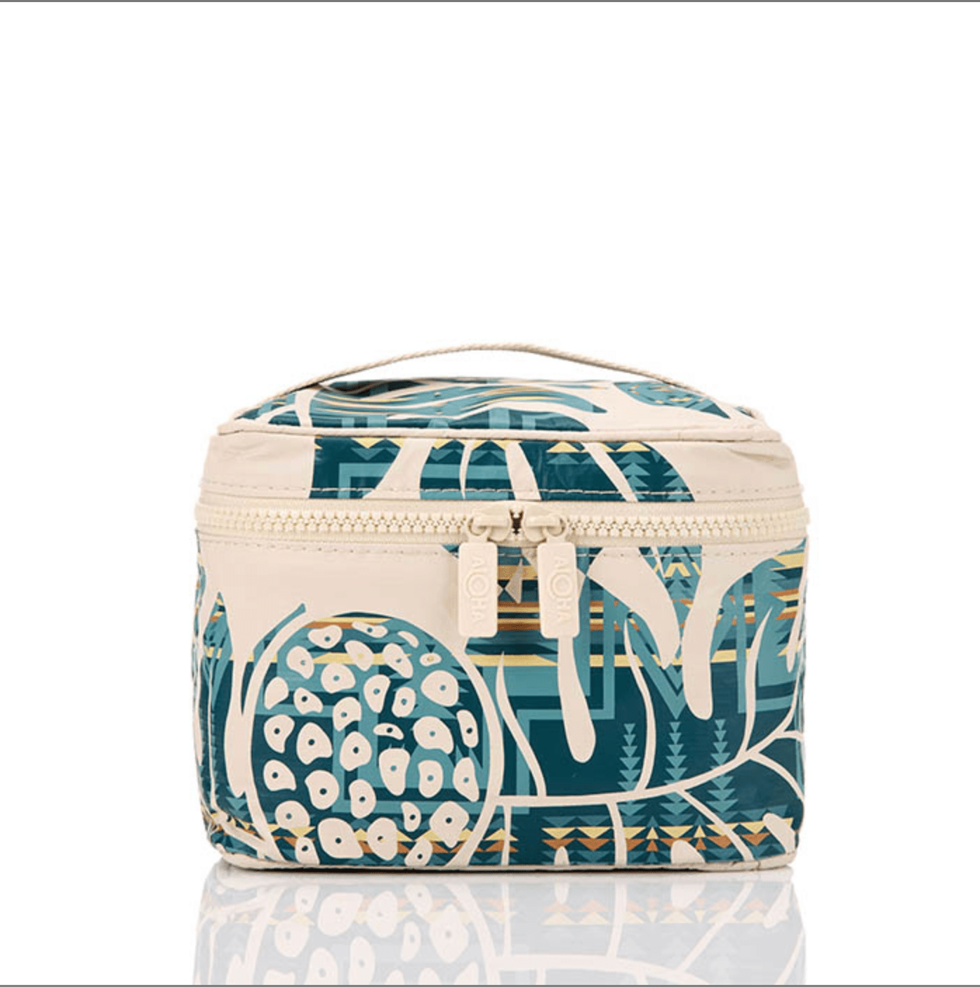 ALOHA COLLECTION x PENDLETON Holomua Harding Cabin Crew Kit - Tide/Sandstone - The Salty BabeMakeup Bags