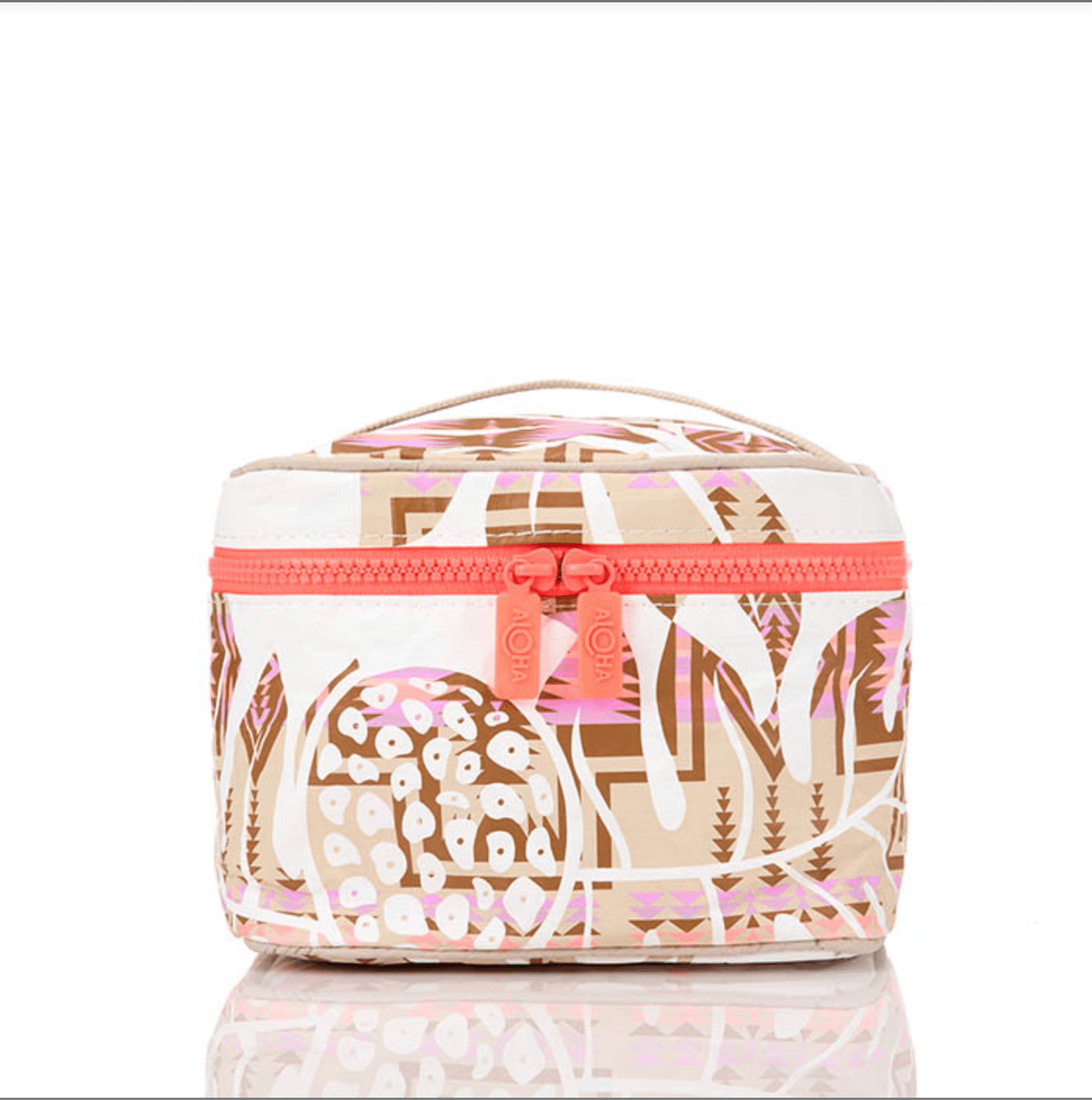 ALOHA COLLECTION x PENDLETON Holomua Harding Cabin Crew Kit - Toffee/Sandstone - The Salty BabeMakeup Bags