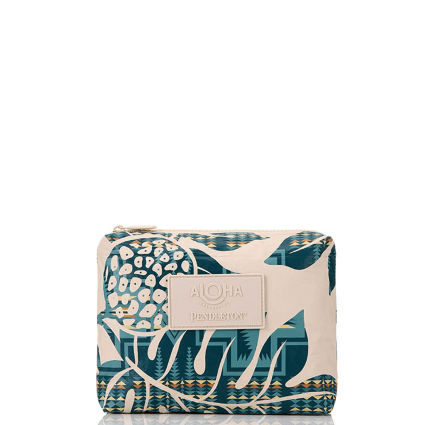 ALOHA COLLECTION x PENDLETON Holomua Harding Small Pouch - Tide/Sandstone - The Salty BabePouch