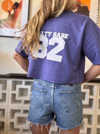 Aloha Game Time Cropped Tee - The Salty BabeTop
