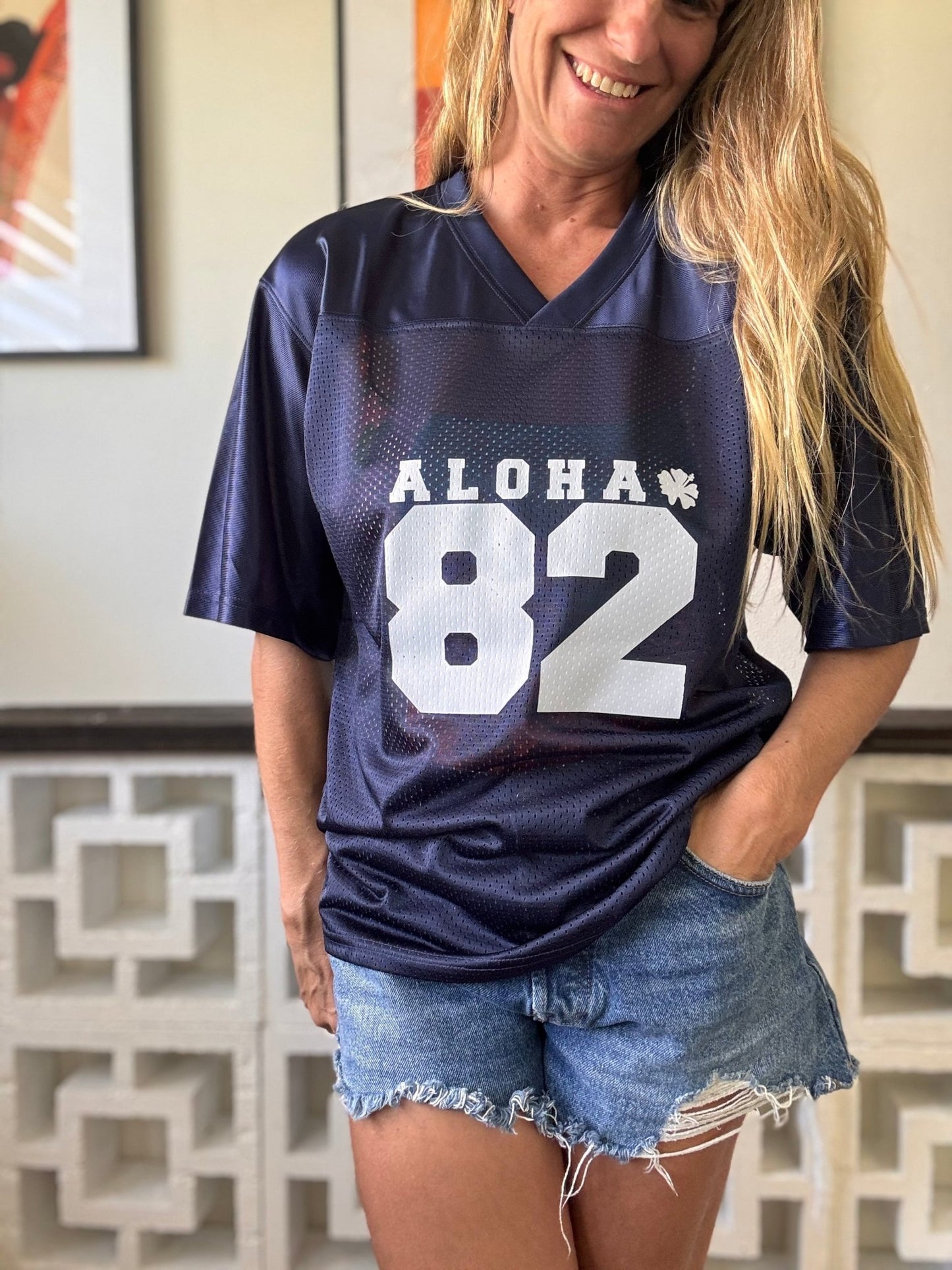 Aloha Game Time Mesh Jersey - The Salty BabeTop