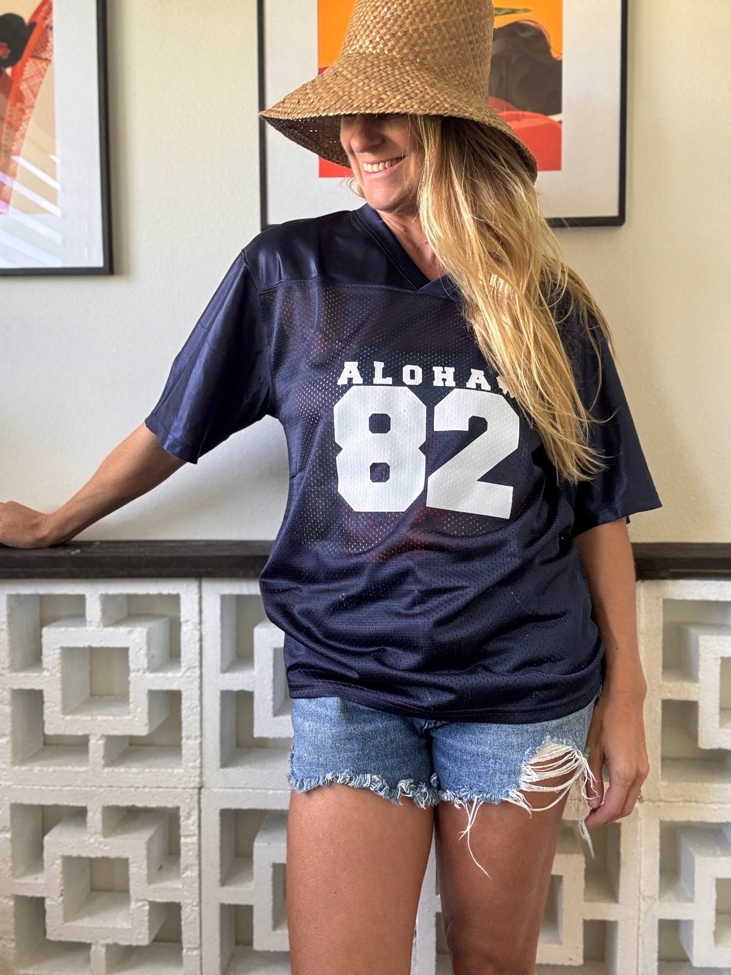 Aloha Game Time Mesh Jersey - The Salty BabeTop