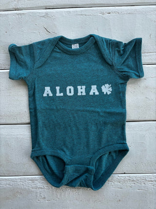 Aloha Hibiscus Kids Tee and Onesie - The Salty BabeGraphic Tee Shirts