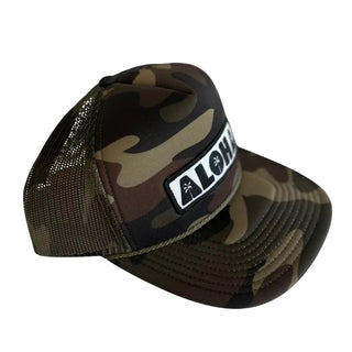 Aloha Trucker Hat - Camo - The Salty BabeHats