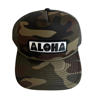 Aloha Trucker Hat - Camo - The Salty BabeHats