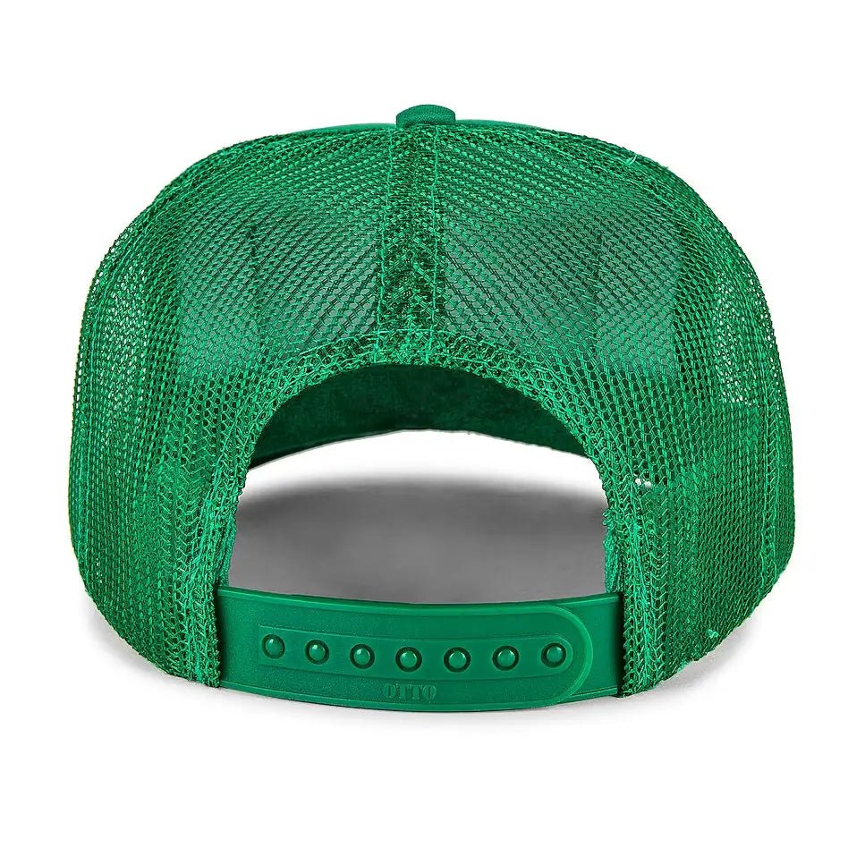 Aloha Trucker Hat - Green - The Salty BabeHats