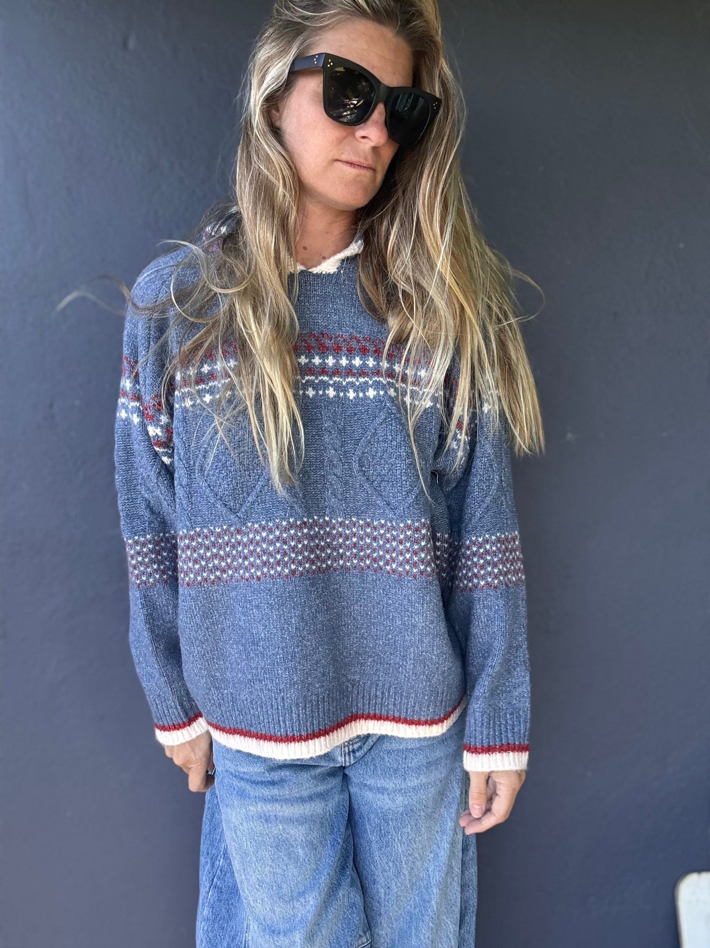 Alpine Mornings Hooded Knit Sweater - The Salty BabeSweaters