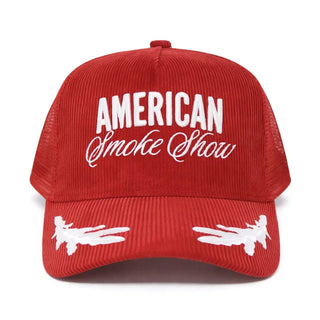 American Smoke Show Corduroy Trucker Hat - The Salty BabeHats
