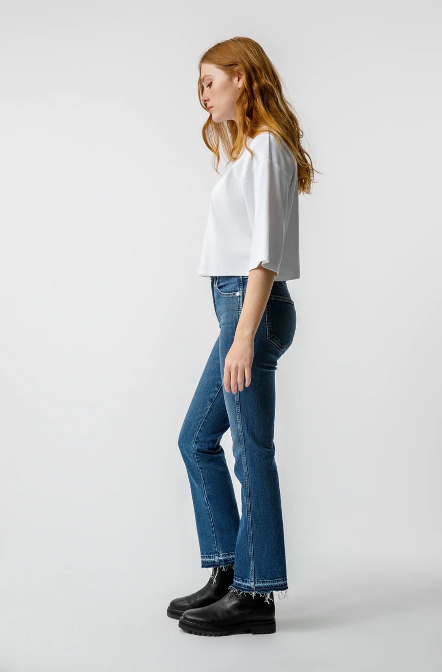 AMO Bella Crop denim jean - Crush - The Salty BabeDenim Pants