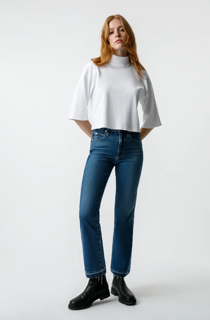 AMO Bella Crop denim jean - Crush - The Salty BabeDenim Pants