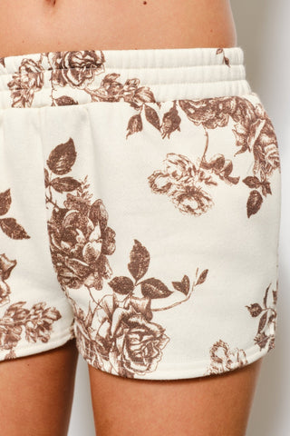 Antique Garden Sweatshorts - The Salty BabeShorts