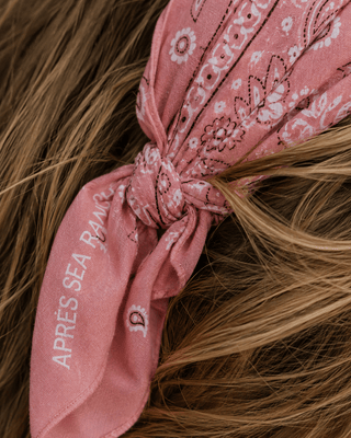 Apres Sea Ranch Bandana-Dusty Pink - The Salty BabeAccessories