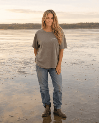 Apres Sea Ranch SoCal Oversized Tee- Driftwood - The Salty BabeGraphic Tee Shirts
