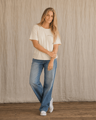 Apres Sea Ranch SoCal Oversized Tee- Sea Salt - The Salty BabeGraphic Tee Shirts