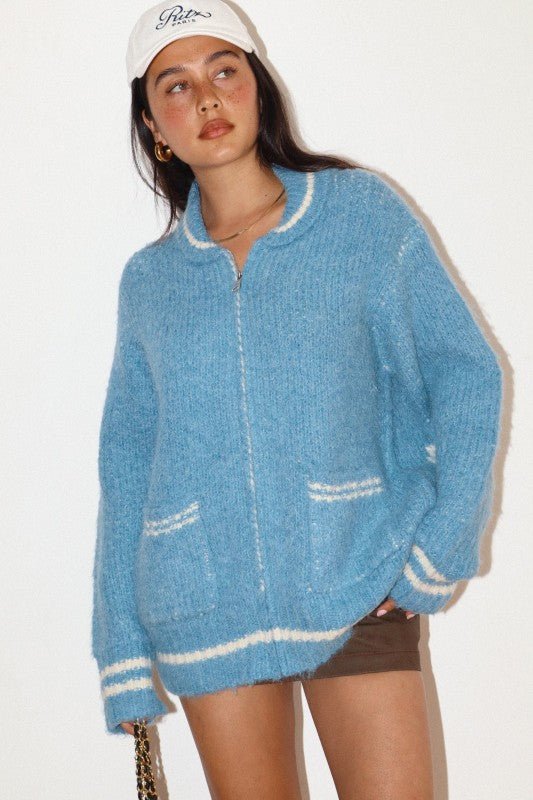 Apres Zip Cardigan Sweater - The Salty BabeCardigan