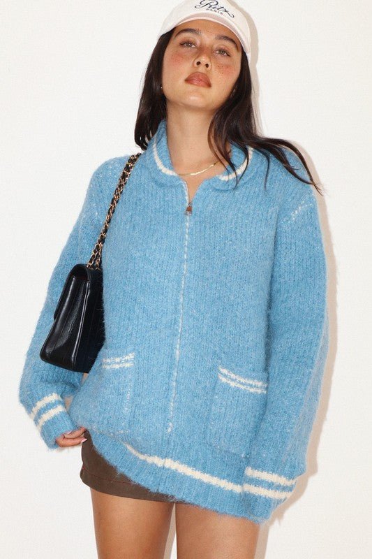 Apres Zip Cardigan Sweater - The Salty BabeCardigan