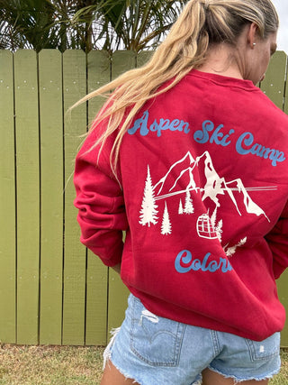 Aspen Ski Camp sweatshirt - The Salty BabeGraphic Sweatshirt