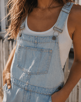 Aussie Denim Shortalls - The Salty BabeShortalls