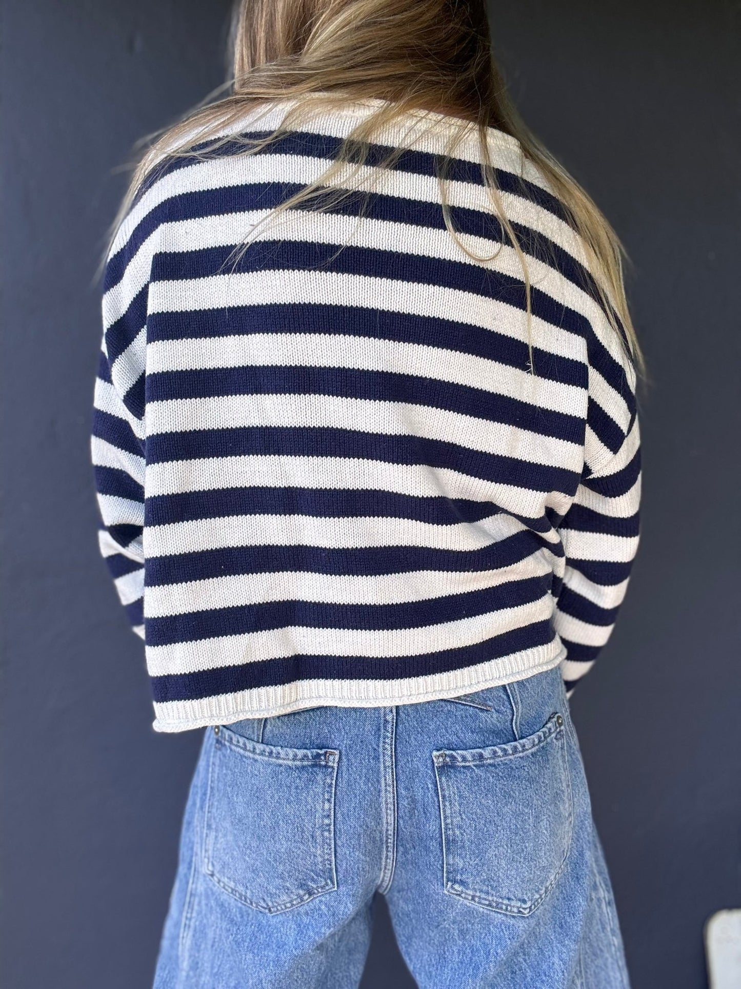 Azul Striped Sweater - The Salty BabeSweaters