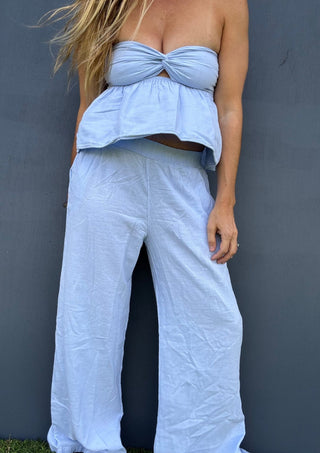 Azure Pants - Baby Blue - The Salty BabePants