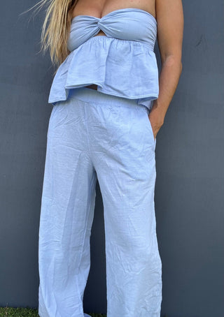 Azure Pants - Baby Blue - The Salty BabePants