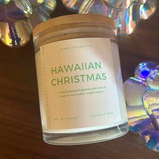 Aloha Collectives Hawaiian Christmas Candle
