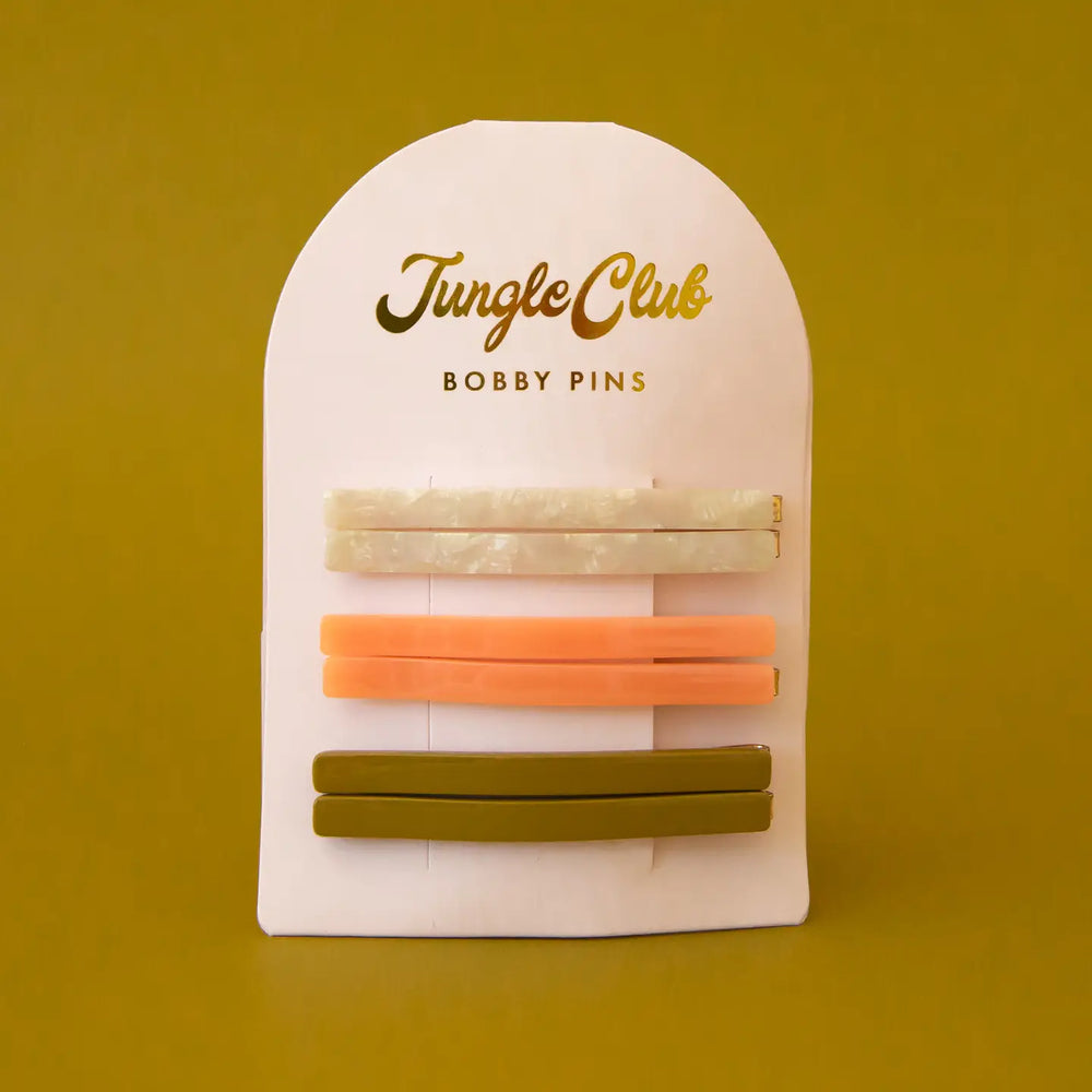 Jungle Club Acetate Bobby Pins