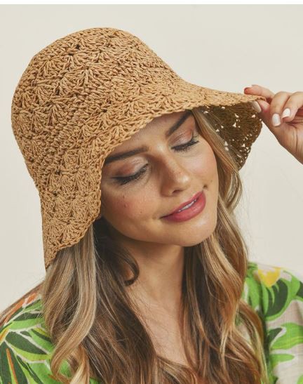 Carrie Crochet Bucket Hat