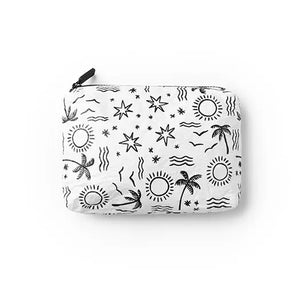 Prints & Checks water resistant pouch