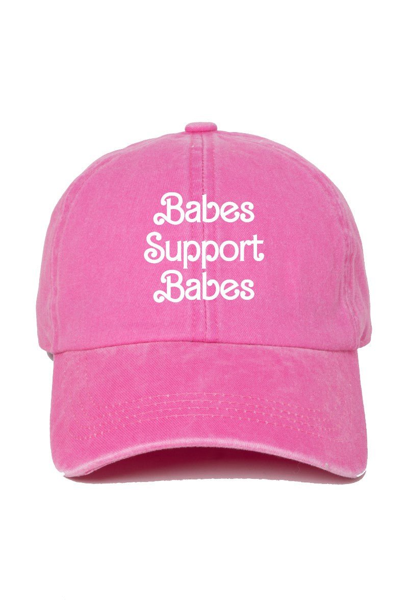 Babes Support Babes dad hat - The Salty BabeHats