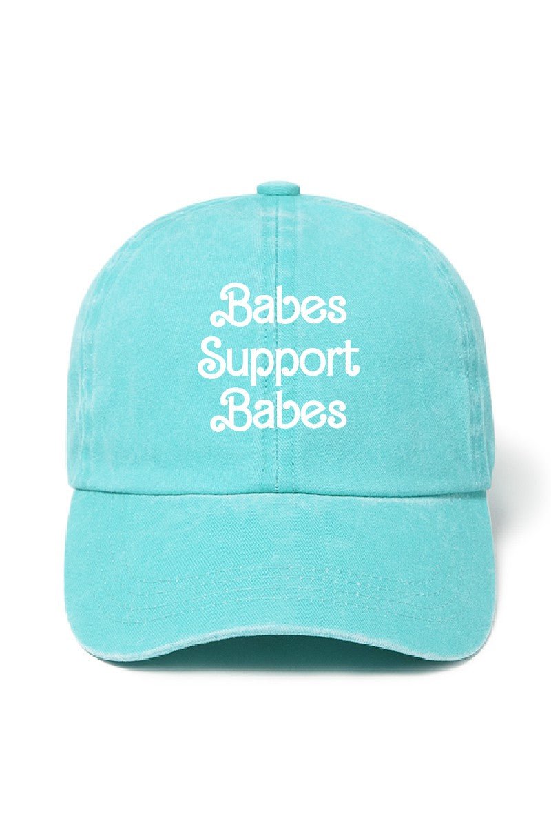 Babes Support Babes dad hat - The Salty BabeHats