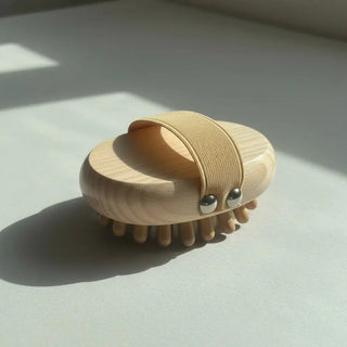 Bamboo Lymphatic Drainage Massage Brush - The Salty BabeBeauty
