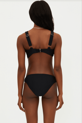 BEACH RIOT Saffron Bikini Bottom - Black - The Salty BabeSwim Bottoms
