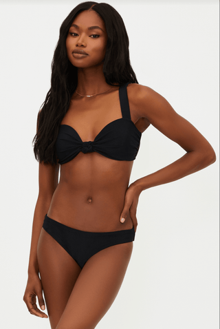 BEACH RIOT Saffron Bikini Bottom - Black - The Salty BabeSwim Bottoms