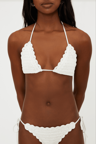 BEACH RIOT Soleil Bikini Bottom - White - The Salty BabeSwim Bottoms
