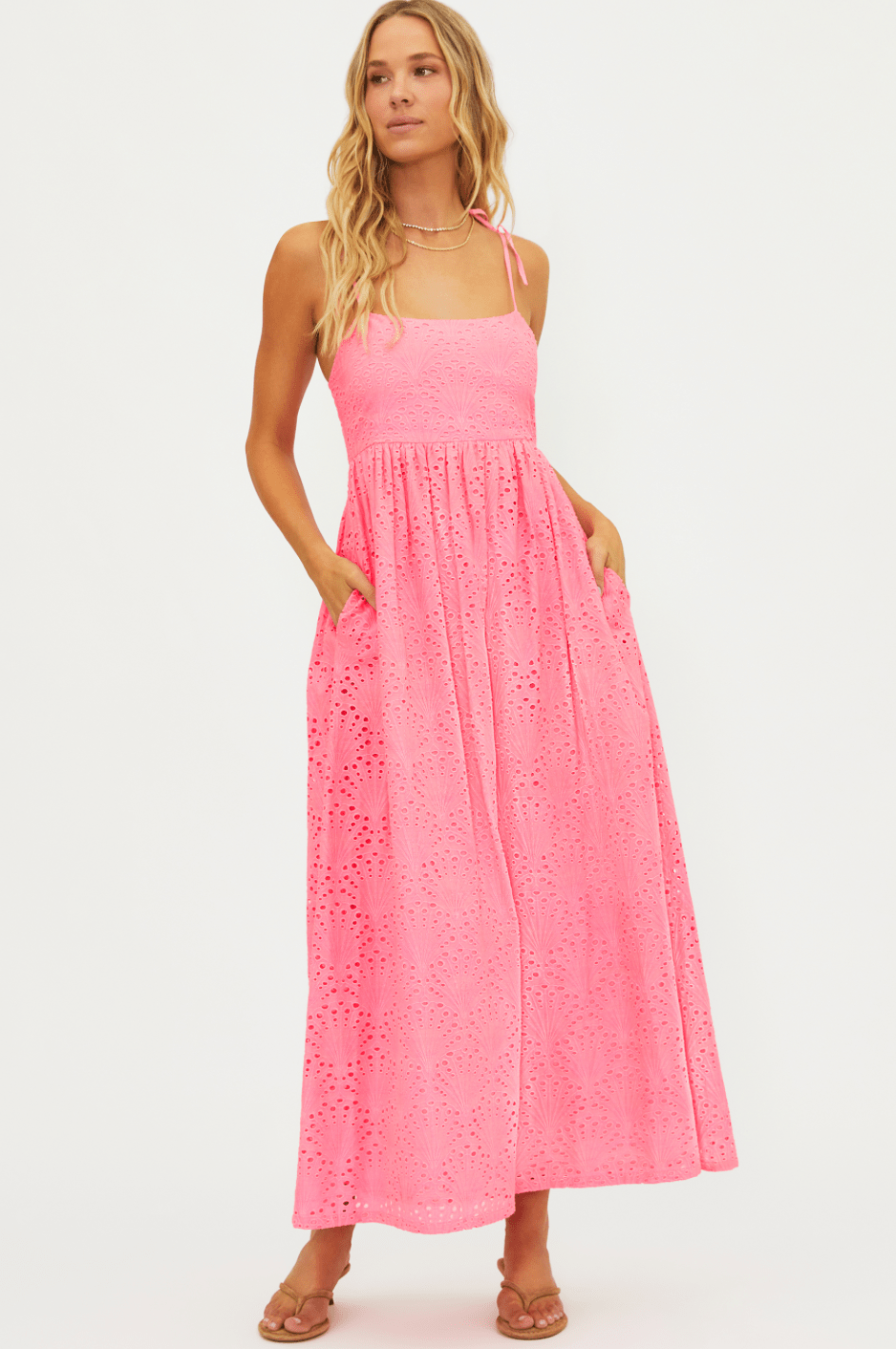 BEACH RIOT Valory Maxi Dress - Seashell Pink - The Salty BabeDresses