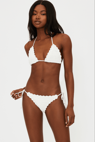 BEACH RIOT Winona Bikini Top - White - The Salty BabeSwim Tops