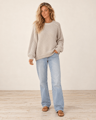 Beachside Cable Knit Sweater - Neutral - The Salty BabeSweaters