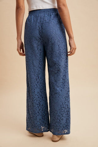 Beachwalk Lace Stripe Pants - The Salty BabePants
