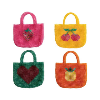 Beady Babe Large Acrylic Beaded Handbag - The Salty BabeBags