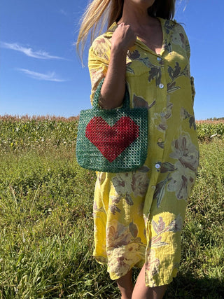 Beady Babe Large Acrylic Beaded Handbag - The Salty BabeBags