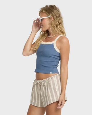 BILLABONG All Time Tank Top - Blue Smoke - The Salty BabeTank Tops