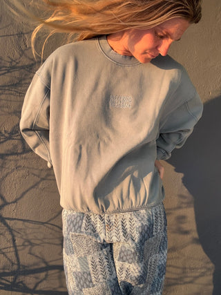 BILLABONG Bleached Out Kendal Crew Fleece - Blue Mist - The Salty BabeSweatshirt