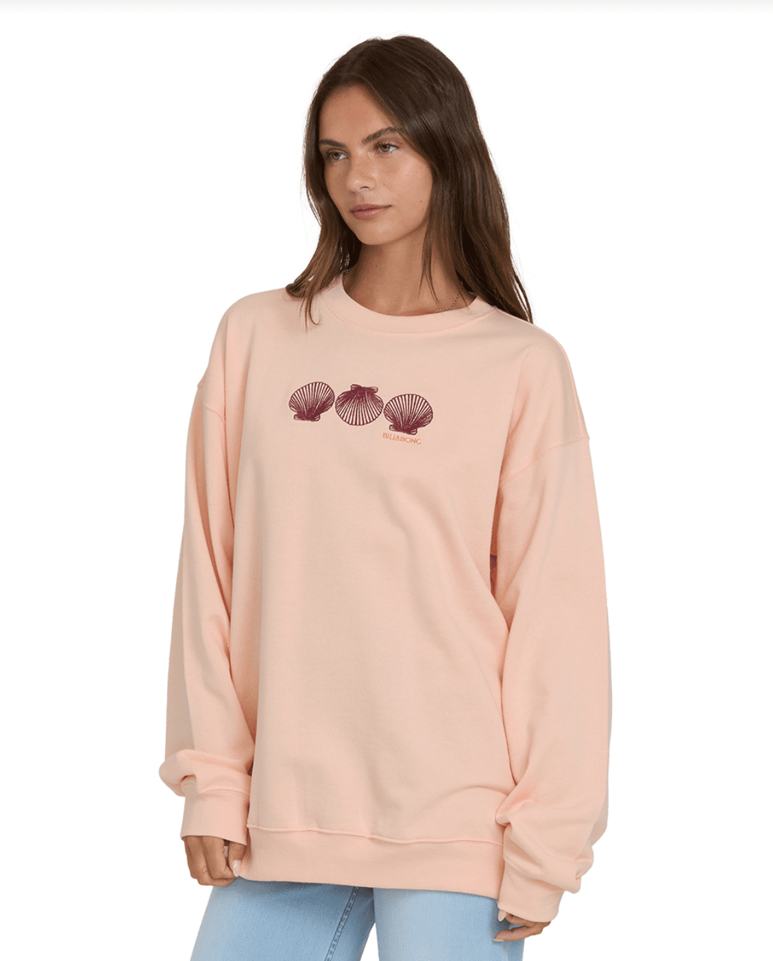 BILLABONG Chasing Horizons Crew Fleece - Light Peach - The Salty BabeSweatshirt