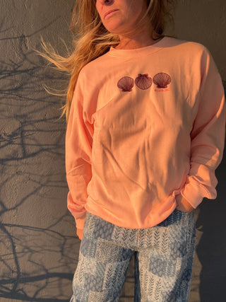 BILLABONG Chasing Horizons Crew Fleece - Light Peach - The Salty BabeSweatshirt