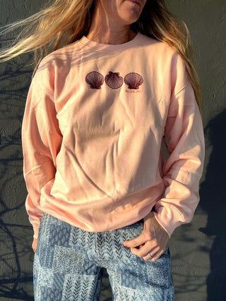 BILLABONG Chasing Horizons Crew Fleece - Light Peach - The Salty BabeSweatshirt