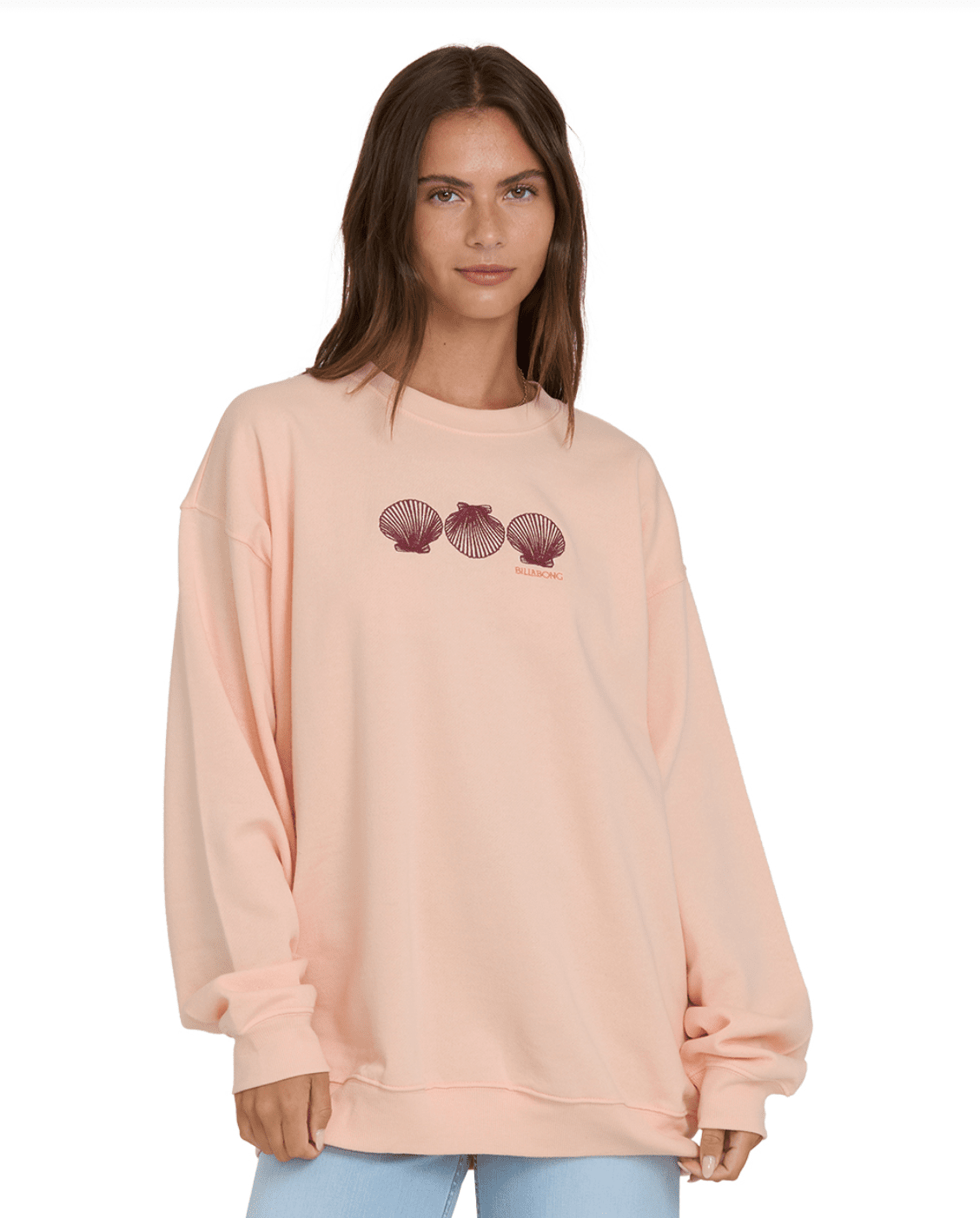 BILLABONG Chasing Horizons Crew Fleece - Light Peach - The Salty BabeSweatshirt